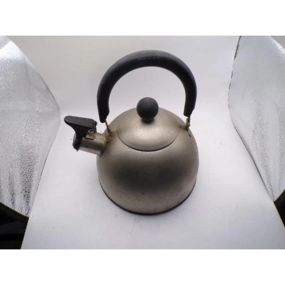 Copco‎ 1012 Stainless Steel Stovetop Whistling Tea Kettle Black Handle